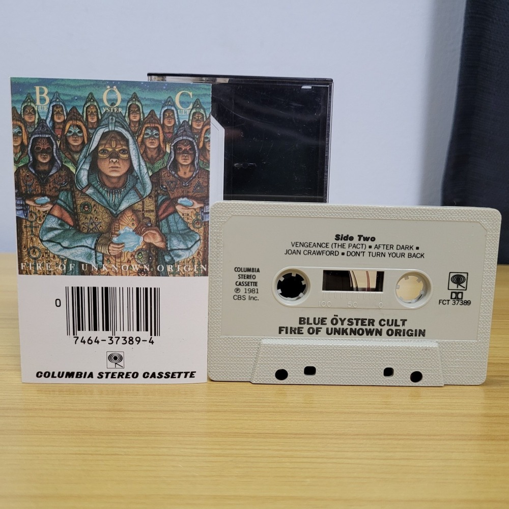 Blue Oyster Cult Fire Of Unknown Origin Cassette Tape Columbia Records 1981